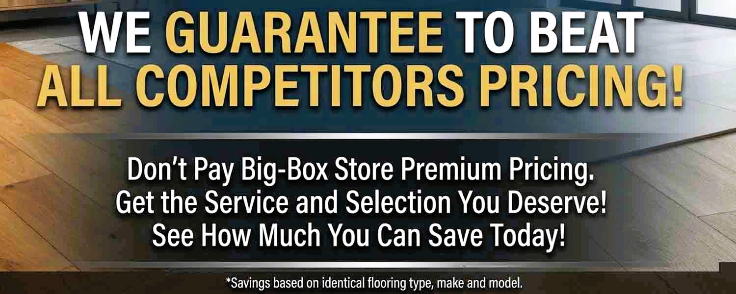 We guarantee to beat all competitors' pricing